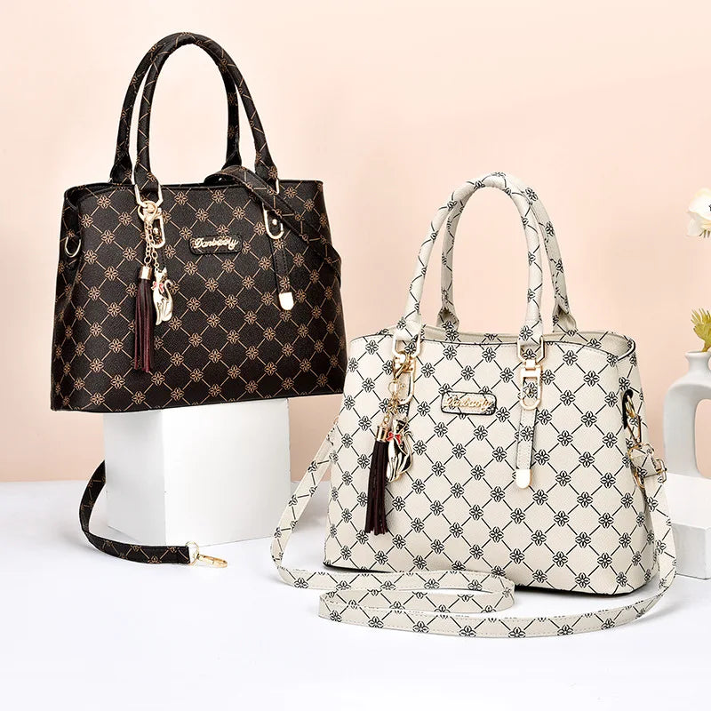 Large Capacity Women's Hand-held Crossbody Bag