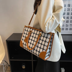 Women Canvas Handbags Tote Bags Large Capacity Shoulder Messenger Casual Bag