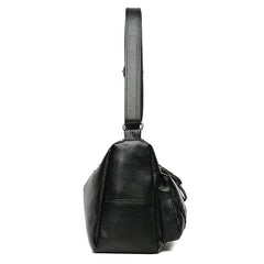 Women Soft Leather Shoulder Bag Large Capacity Crossbody Handbag