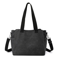 Women's Shoulder Bag Crossbody Top-Handle Leisure Handbag Canvas Tote