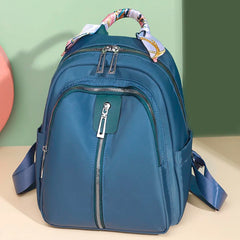 Women Ribbon Backpack Waterproof Large Capacity Shoulder Bag