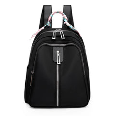 Women Ribbon Backpack Waterproof Large Capacity Shoulder Bag