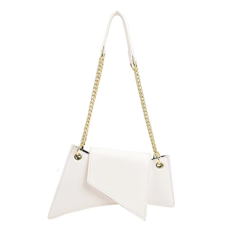Retro Leather Shoulder Bag Chain Handbag Women Lady Clutch