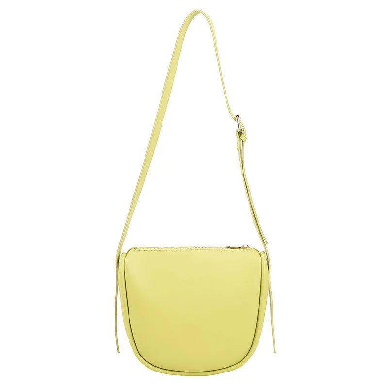Large-capacity Textured Shoulder Messenger Bucket Bag