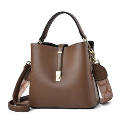 One-shoulder Messenger Bag Female Autumn Bucket Pu Large-capacity Handbag