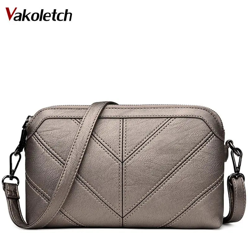 Soft PU Women's Shoulder Bag Crossbody Clutches Handbags Messenger Bag