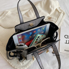 High Women's Leather Handbag Bonded Bag 2021