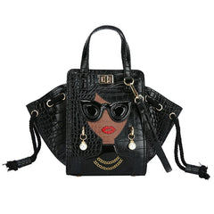 High Women's Leather Handbag Bonded Bag 2021