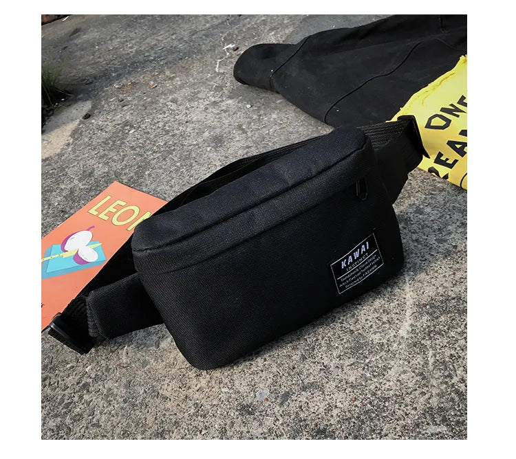 Plaid Hip Bag Belt Women Men Bum Bag Leisure Shoulder Bags Fanny Pack