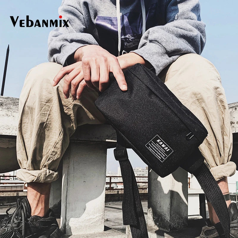 Plaid Hip Bag Belt Women Men Bum Bag Leisure Shoulder Bags Fanny Pack