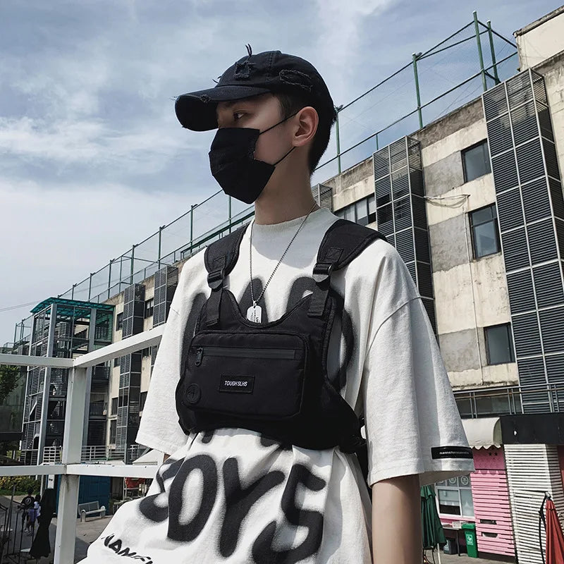Men Chest Vest Bag Tactical Streetwear