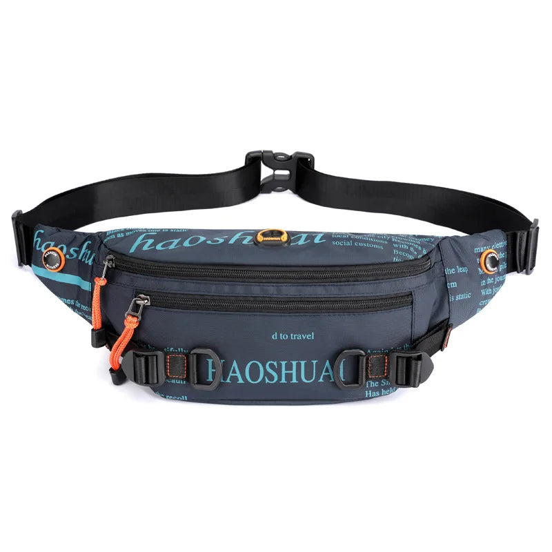 Hip Hop Bum Bags Men Fanny Pack Street Casual Chest Crossbody Bag