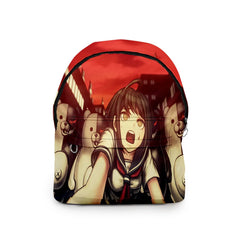 Hip Hop Shoulder Backpack Bullet Breaking Monokuma 3D Waterproof Bag