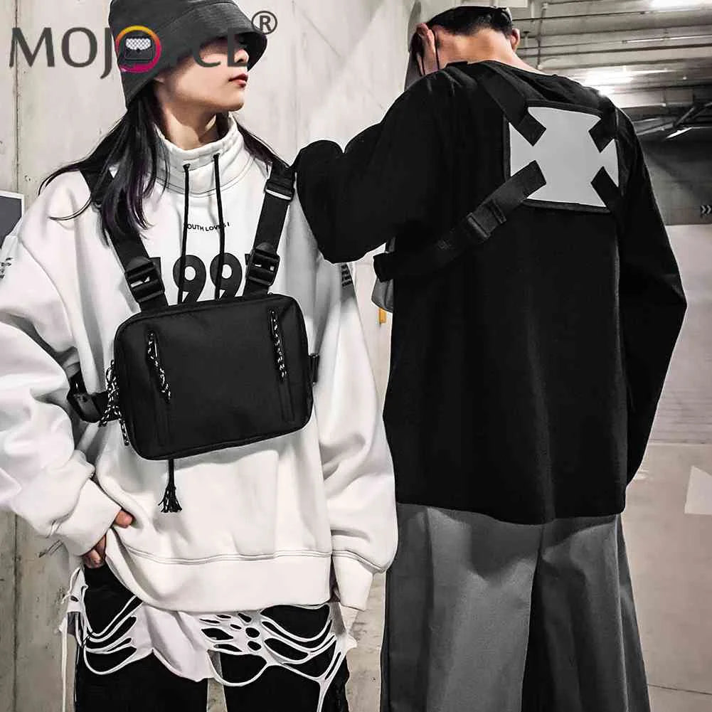 Hip Hop Style Crossbody Chest Bag Oxford Streetwear Bag