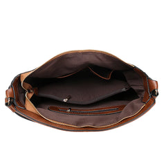 Leather Hobo Bag Women Handbags Shoulder Purse Vintage Tote Sac