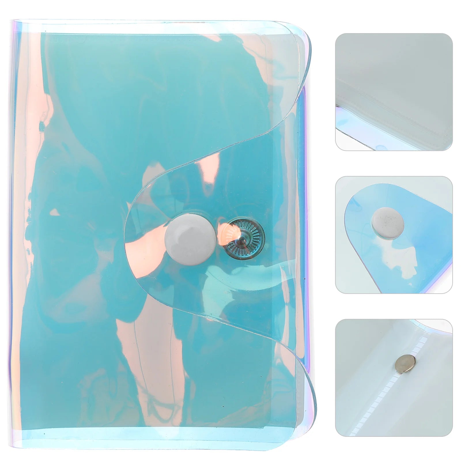 Holographic ID Organizer Bag with Card Sleeves