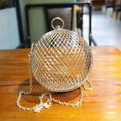 Metal Ball Shoulder Bag for Women