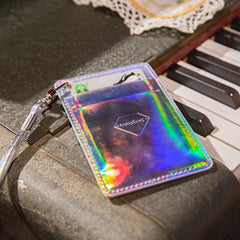 Hologram Laser Silver Clutch Handbag Purse Wallet Women's Mini Evening Bag