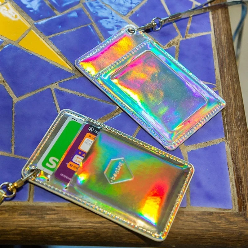 Hologram Laser Silver Clutch Handbag Purse Wallet Women's Mini Evening Bag