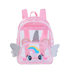 Clear Holographic Backpack Purse for Kids
