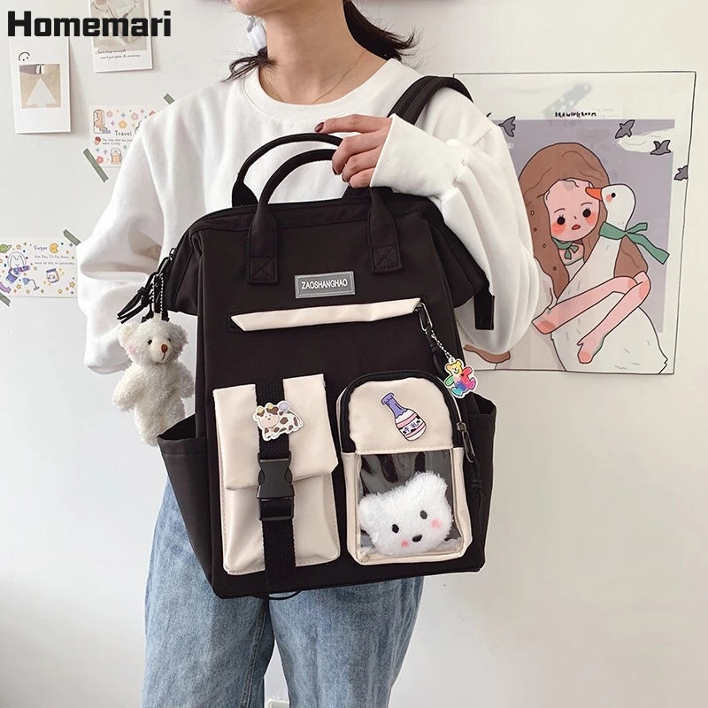 Girls Backpack Women Large Capacity Ins School Bags for Teens Female