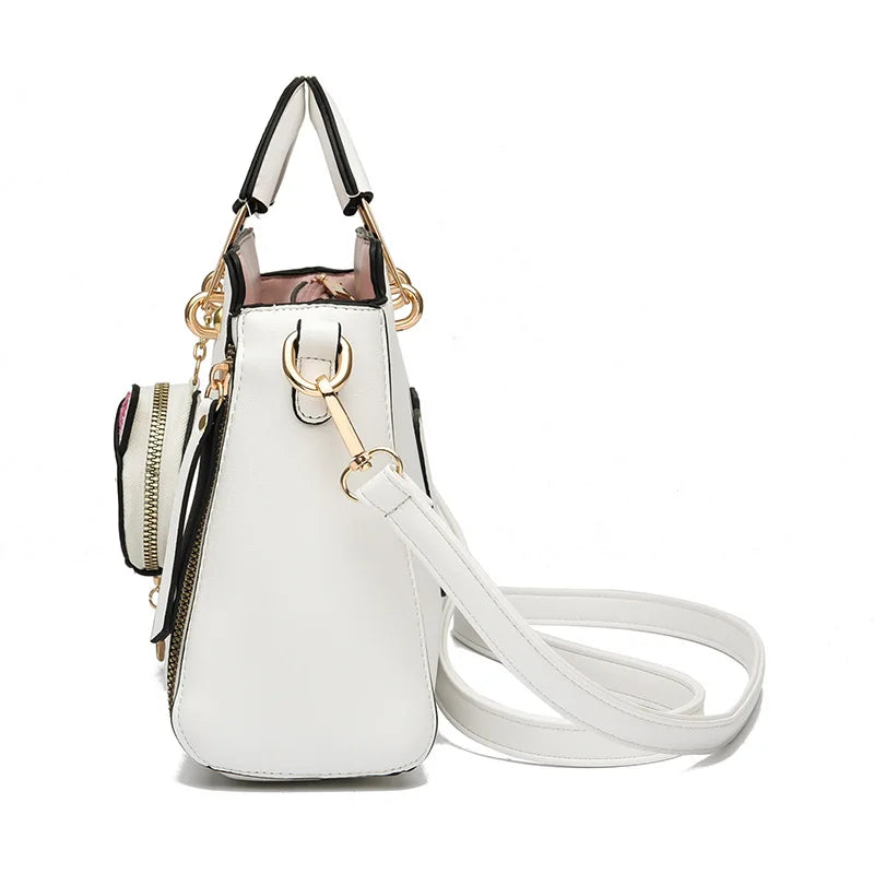 Hot Cat Shape Small Wallet Pendant Metal Handle Solid Handbag