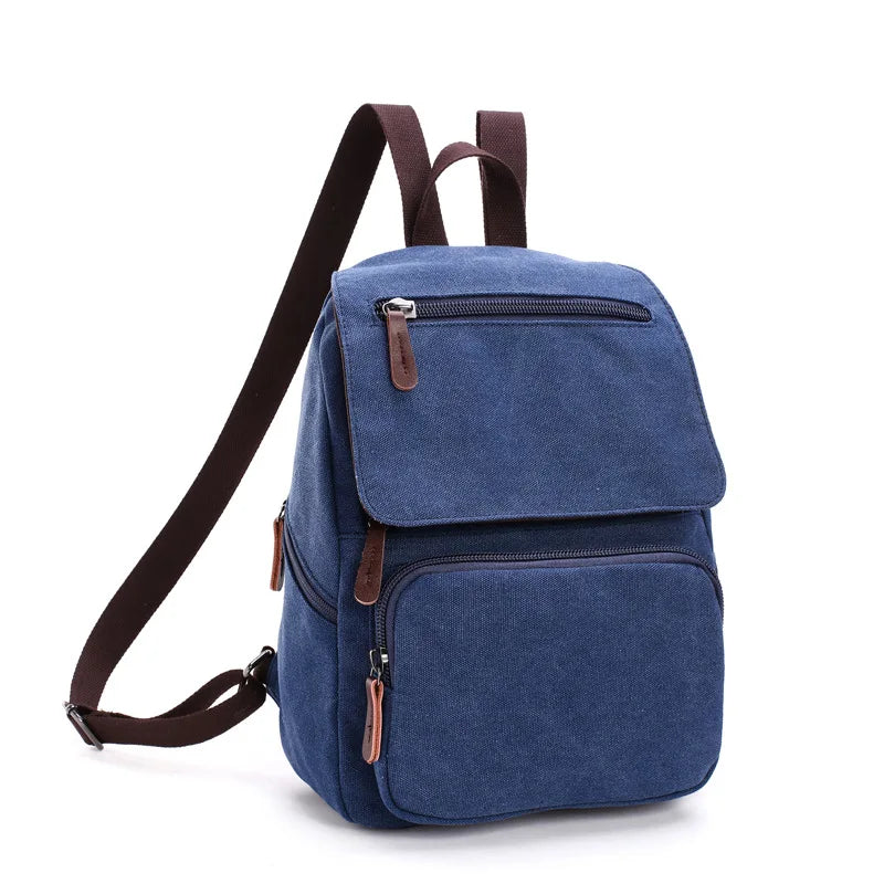 High Canvas Backpack Women School Bags for Teenage Girls Rucksack