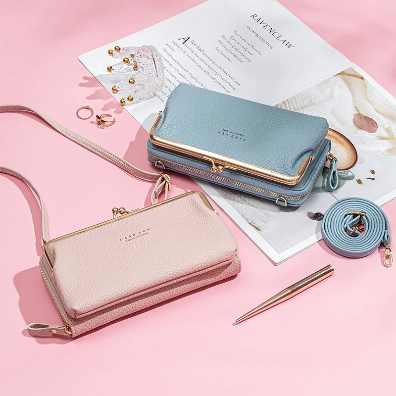 Mini Matte Leather Crossbody Bag Women Shoulder Messenger Clutch Bolsas