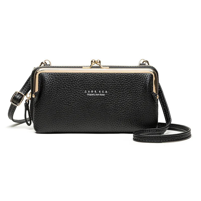 Mini Matte Leather Crossbody Bag Women Shoulder Messenger Clutch Bolsas