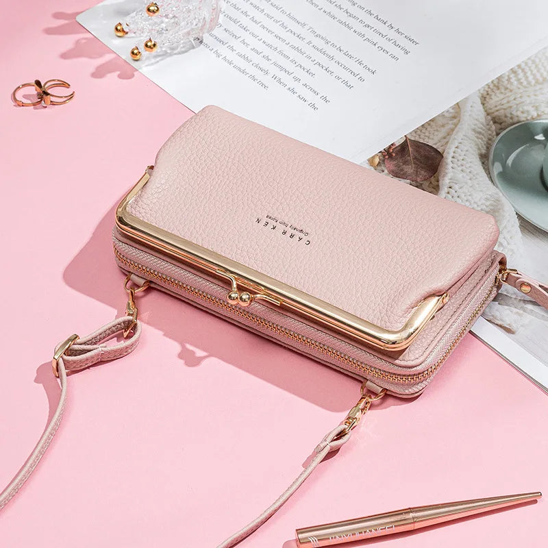 Mini Matte Leather Crossbody Bag Women Shoulder Messenger Clutch Bolsas