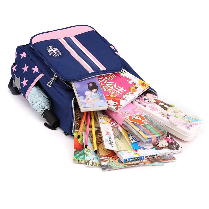 Orthopedic Waterproof Backpack Kids School Bag Primary 1-3 Mochila