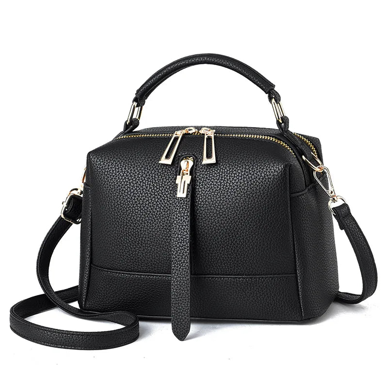 European American Large Capacity Women's Shoulder Bag