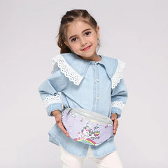 Unicorn Sequin Girls Waist Bag Kids Fanny Pack Children Chest Bag
