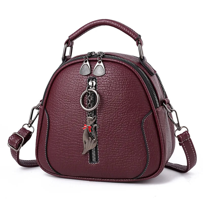 Versatile Round Bag for Women, Hot Casual Handbag, Small Shoulder Messenger Bag