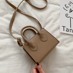 Retro Mini Handbag Literary Small Square Bag