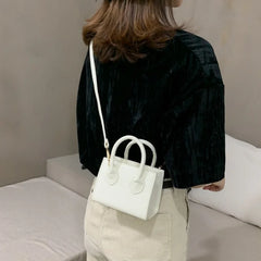 Retro Mini Handbag Literary Small Square Bag