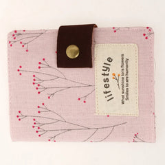Floral Passport Cover Canvas Holder Travel Case
