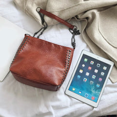 Hot Handbags Solid Ladies Shoulder Messenger Bags Rivet Leather Crossbody Bag