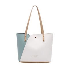Large Women's Bag High Capacity PU Leather Shoulder Bag