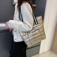 Hot Women Shoulder Bag Nylon Cotton Handbags Top Handle Large
