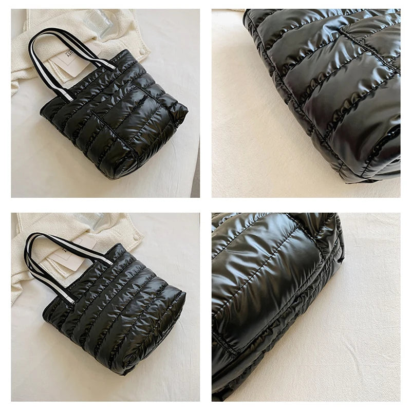 Hot Women Shoulder Bag Nylon Cotton Handbags Top Handle Large