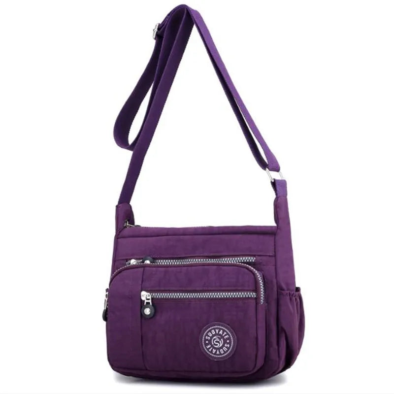 Waterproof Cloth Shoulder Bag Messenger Bag Women Handbag
