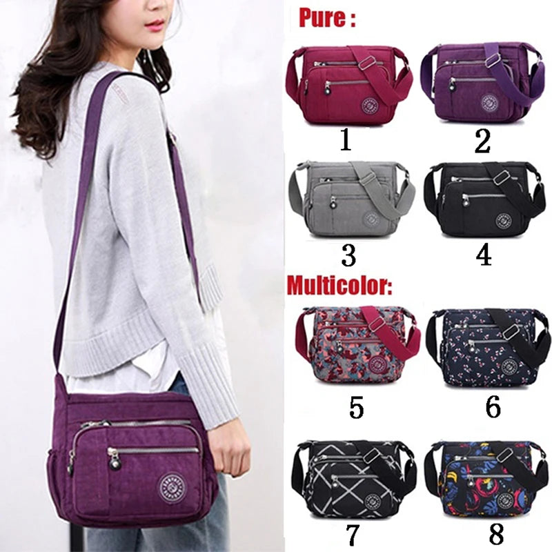 Waterproof Cloth Shoulder Bag Messenger Bag Women Handbag