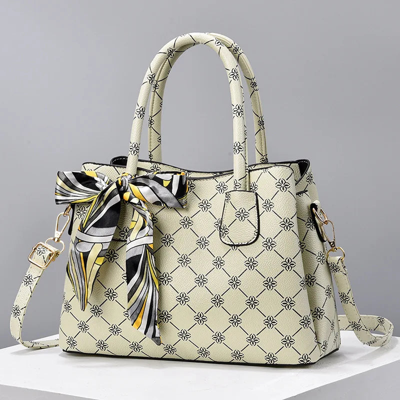 Printing Ladies Handbag All-match Large Capacity Shoulder Bag Women