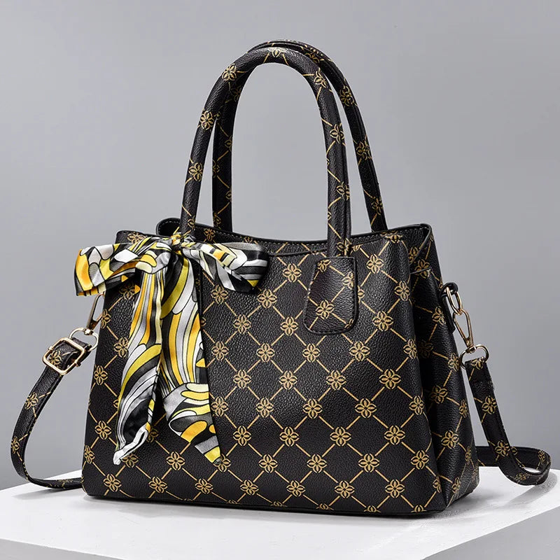 Printing Ladies Handbag All-match Large Capacity Shoulder Bag Women