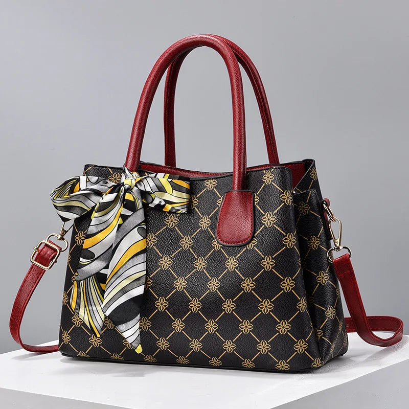 Printing Ladies Handbag All-match Large Capacity Shoulder Bag Women