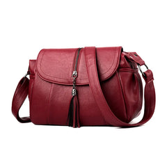 Women's Shoulder Bag Large Capacity Soft Leather Messenger Bag