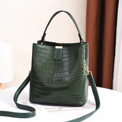 Stone Pattern Bucket Bag Women Handbag