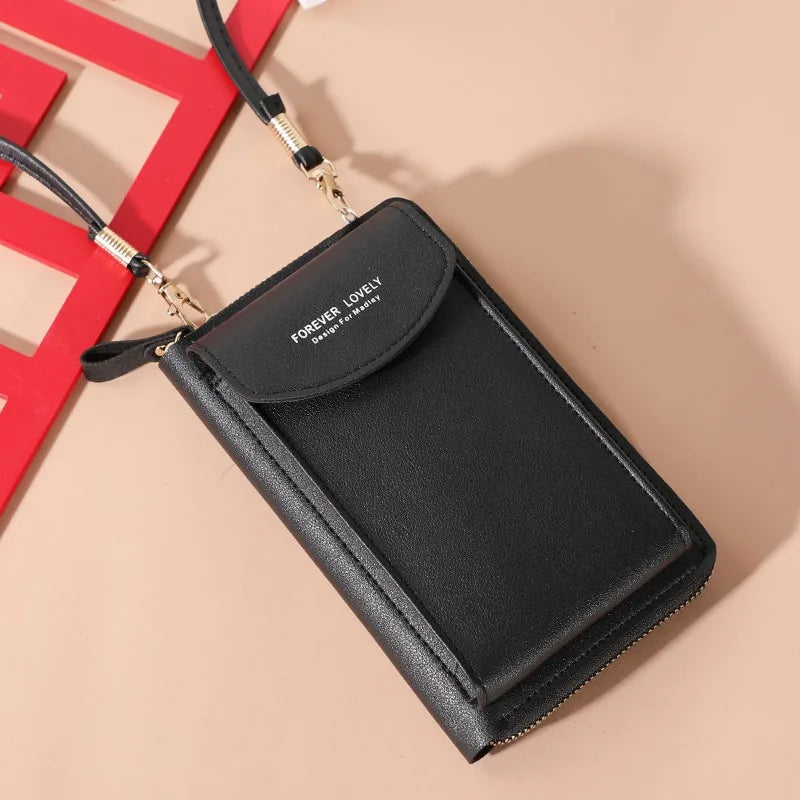 Metal Opening Crossbody Bag Mini PU Leather Shoulder Messenger Bag for Girls