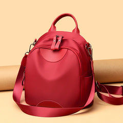 Nylon Bag Women's Leisure Backpack Large Capacity Travel Schoolbag